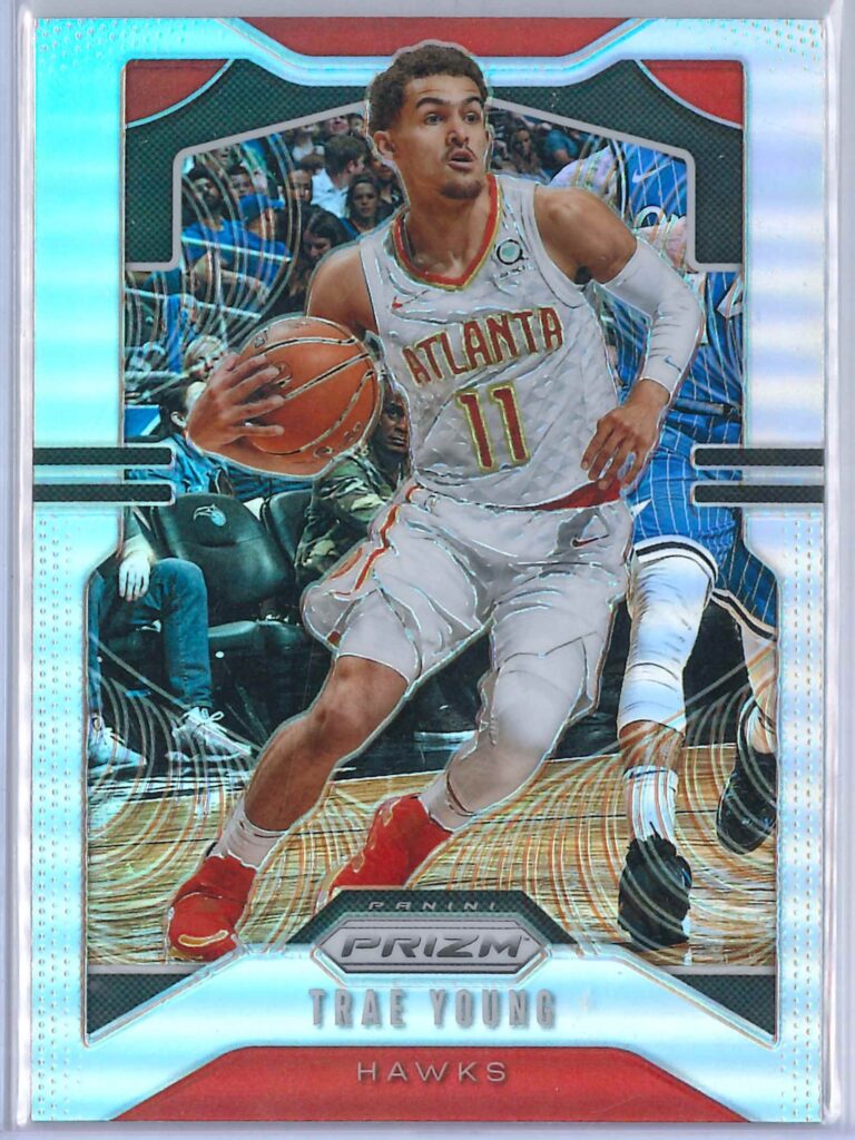 Trae Young 2 Panini Prizm 2019 20 Base 2nd Year Silver 1 scaled