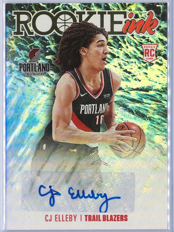 CJ Elleby Panini Hoops 2020 21 Rookie Ink RC Auto 1 scaled
