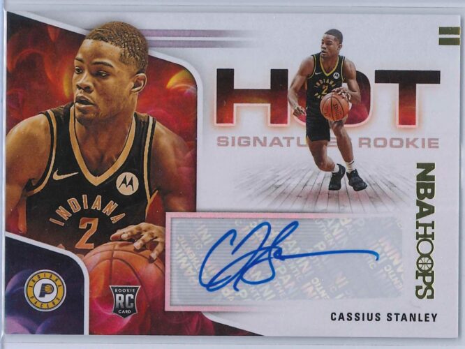 Cassius Stanley Panini Hoops 2020 21 Hot Signatures Rookie RC Auto 1 scaled