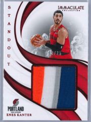 Enes Kanter Panini Immaculate 2018 19 Standout Red 0425 4 Color Patch 1 scaled