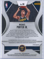 Michael Porter Jr. 1 Panini Prizm 2019 20 Base 2nd Year Red White Blue 2 scaled