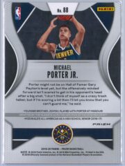 Michael Porter Jr. 2 Panini Prizm 2019 20 Base 2nd Year Red White Blue 2 scaled