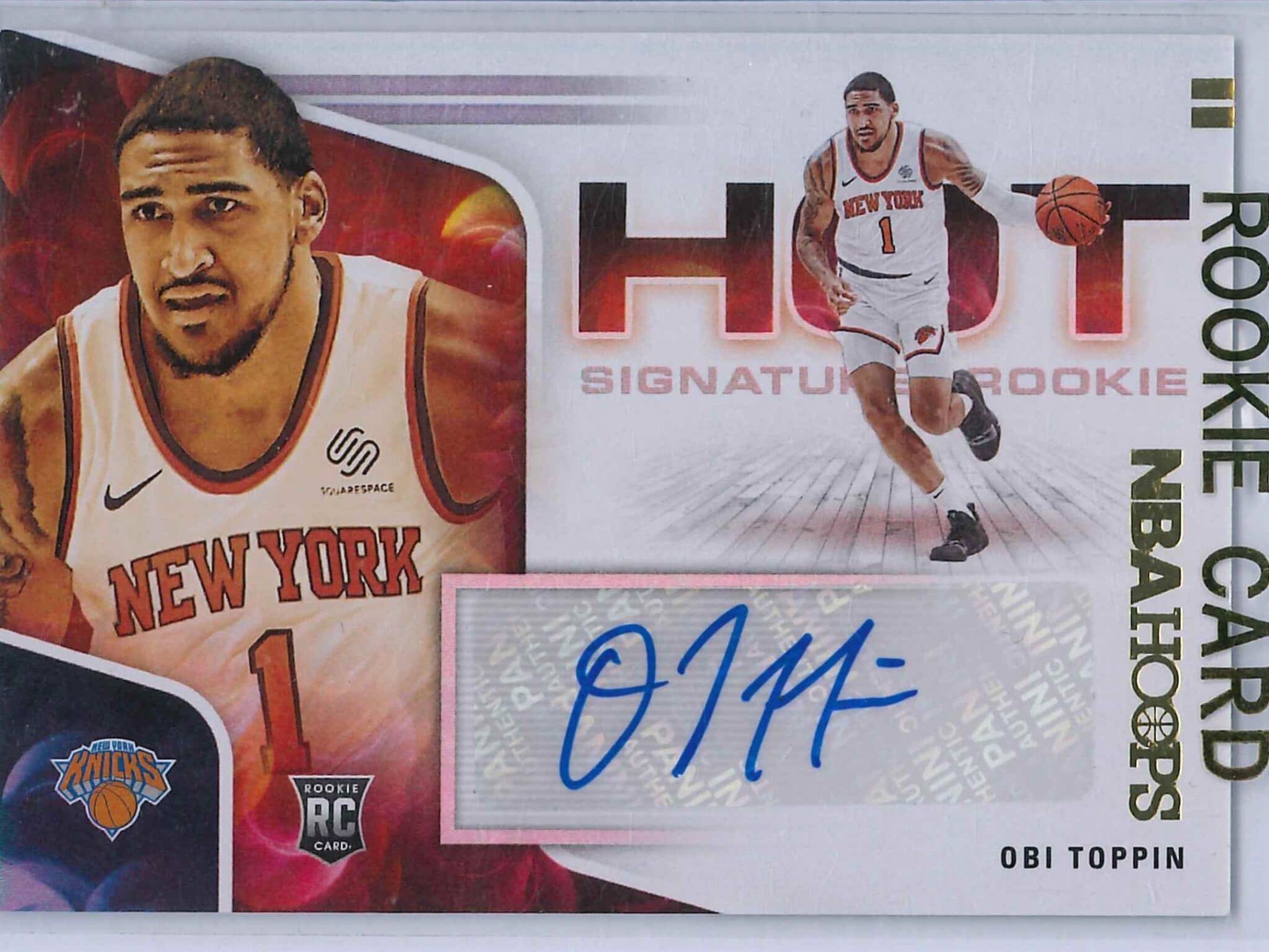 Obi Toppin Panini Hoops 2020 21 Hot Signatures Rookie RC Auto 1 scaled