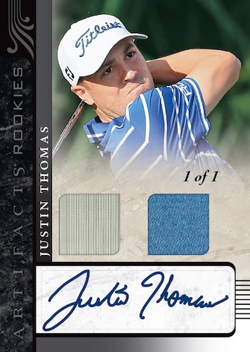 2021 Upper Deck Artifacts Golf Cards Artifacts Rookies Autograph Relic Justin Thomas RC