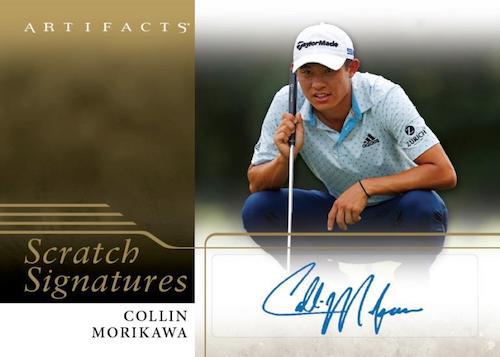 2021 Upper Deck Artifacts Golf Cards Scratch Signatures Collin Morikawa