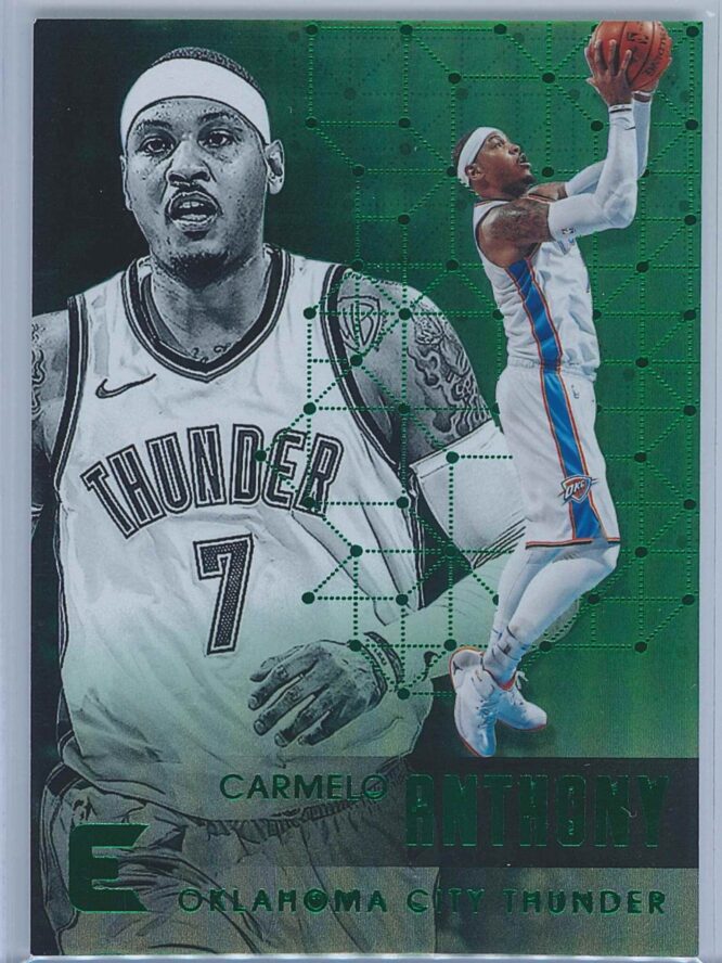 Carmelo Anthony Panini Essentials 2017-18  Green
