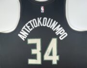 Giannis Antetokounmpo Authentic Signed 2021 Milwaukee Bucks Nike Icon Swingman Jersey [BAS WF24842]