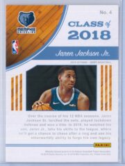 Jaren Jackson Jr. Panini NBA Hoops Basketball 2018 19 Class of 2018 Gold Winter Edition 2