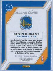Kevin Durant Panini Donruss Optic Basketball 2017 18 All Stars 2