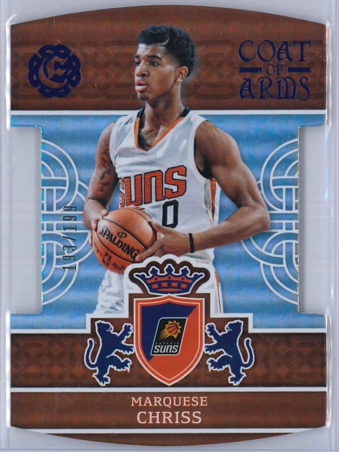 Marquese Chriss Panini Excalibur Basketball 2016 17 Coat Of Arms Blue 193199 1