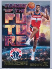 Troy Brown Jr. Panini NBA Hoops Basketball 2018-19 Faces Of The Future Gold  Winter Edition