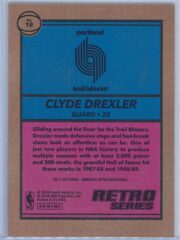 Clyde Drexler Panini Donruss Optic Basketball 2017 18 Retro Series 2