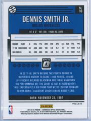 Dennis Smith Jr Panini Donruss Optic Basketball 2018 19 Blue Velocity Prizm 2