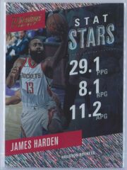 James Harden Panini Prestige 2017-18 Stat Stars Rain Parallel