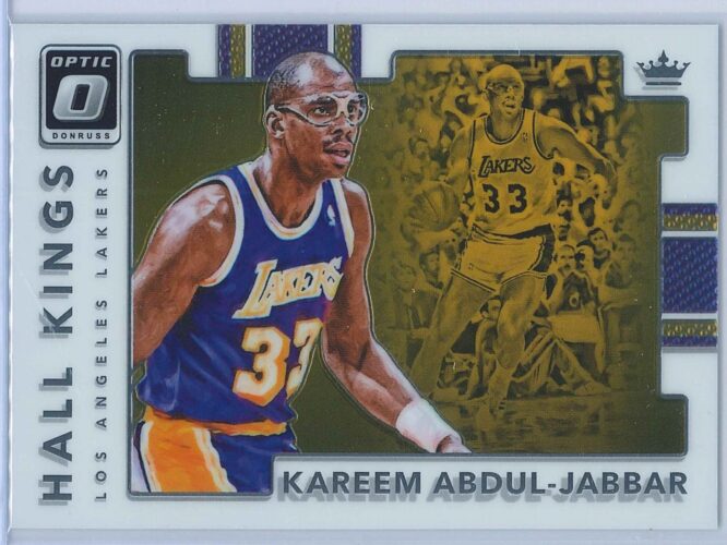 Kareem Abdul Jabbar Panini Donruss Optic Basketball 2017-18 Hall Kings