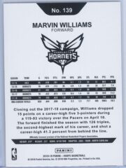 Marvin Williams Panini NBA Hoops 2018 19 Purple 2