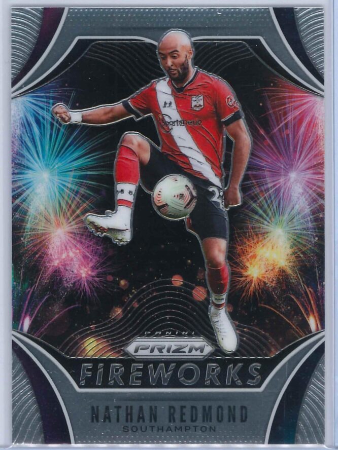 Nathan Redmond Panini Prizm Premier League 2020-21 Fireworks