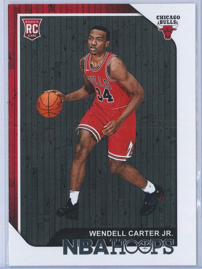 Wendell Carter Jr. Panini NBA Hoops 2018-19  Red Back  RC