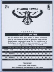 Adreian Payne Panini NBA Hoops Basketball 2014 15 Base Green RC 2