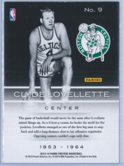 Clyde Lovellette Panini Prestige Basketball 2013 14 Prestigious Pioneers 2