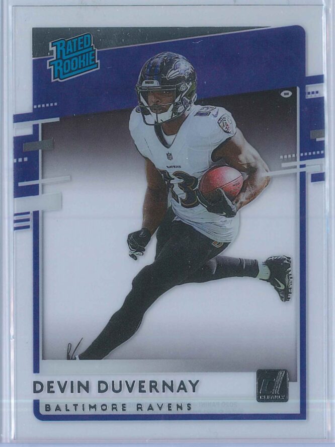 Devin Duvernay Panini Chronicles Football 2020 Clearly Donruss  Rated Rookie
