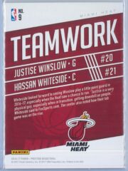 Justise Winslow Hassan Whiteside Panini Prestige Basketball 2016 17 Teamwork 2