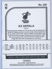 KZ Okpala Panini NBA Hoops Basketball 2019 20 Base Purple RC 2