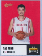 Yao Ming Panini Absolute Memorabilia 2010-11 Panini All Stars