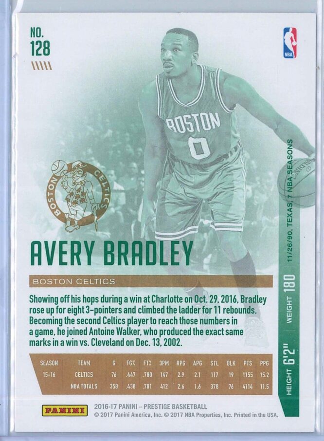 Avery Bradley Panini Prestige Basketball 2016 17 Base Set 2
