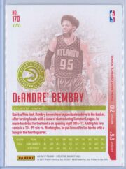 DeAndre Bembry Panini Prestige Basketball 2016 17 Base Set RC 2