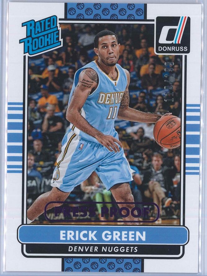 Erick Green Panini Donruss Basketball 2014 15 Rated Rookie Purple Press Proof 119199 1