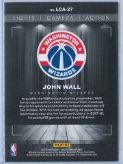 John Wall Panini NBA Hoops Basketball 2018 19 Lights Camera Action Winter Parallel 2
