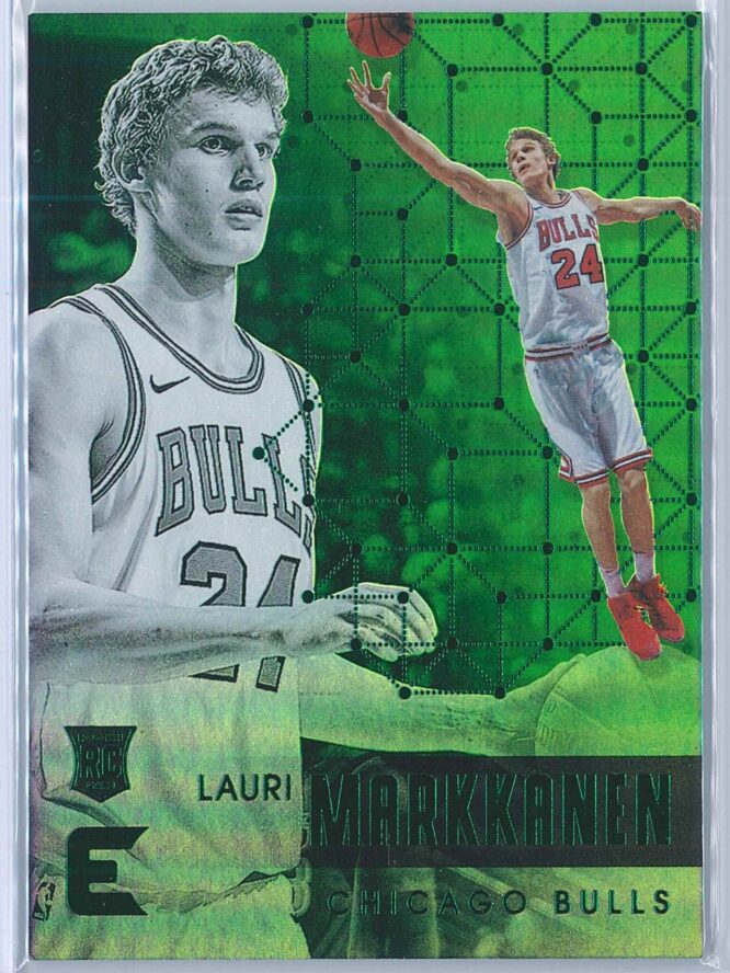 Lauri Markkanen Panini Essentials Basketball 2017-18 Base Green  RC
