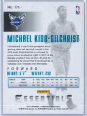 Michael Kidd Gilchrist Panini Essentials Basketball 2017 18 Base Spiral 2