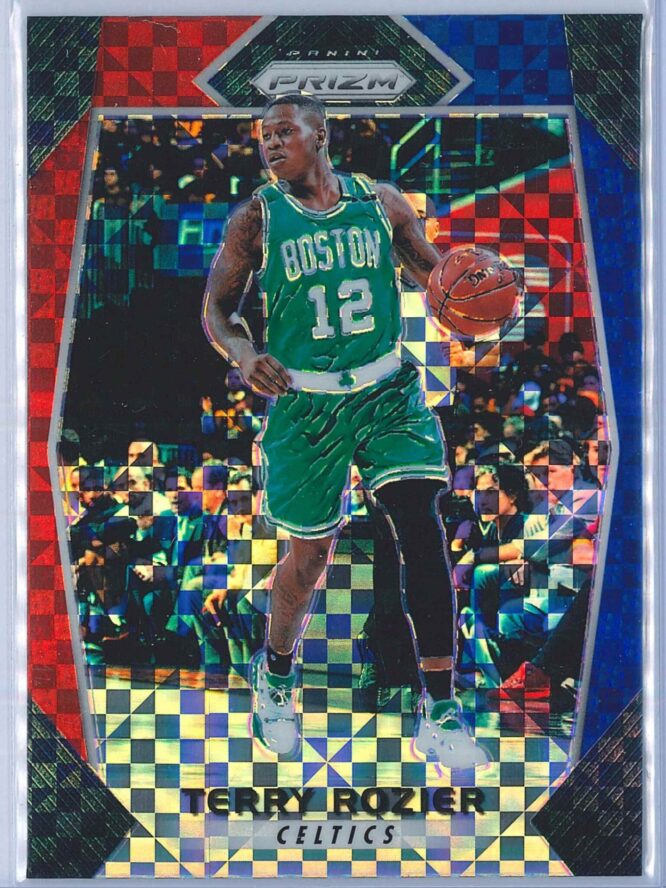 Terry Rozier Panini Prizm Basketball 2017-18 Base Red White Blue Parallel