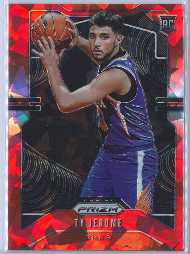 Ty Jerome Panini Prizm Basketball 2019-20 Base Red Ice Parallel  RC
