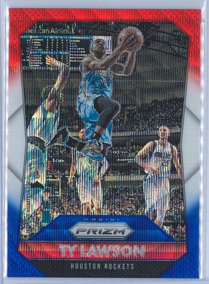 Ty Lawson Panini Prizm Basketball 2015-16 Base Red White Blue Parallel