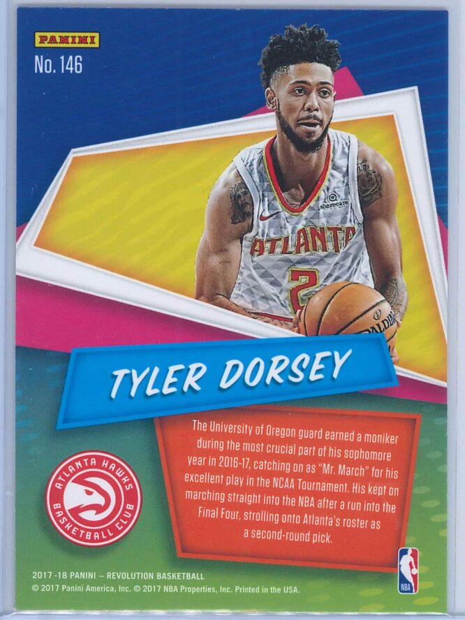 Tyler Dorsey Panini Revolution Basketball 2017 18 Base Chinese New Year Parallel RC 2