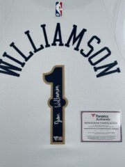 Zion Williamson Authentic Signed New Orleans Pelicans Nike Association Edition 2020 Jersey Fanatics COA B192662 3