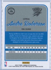 Andre Roberson Panini Donruss Optic Basketball 2016 17 Base 149 2