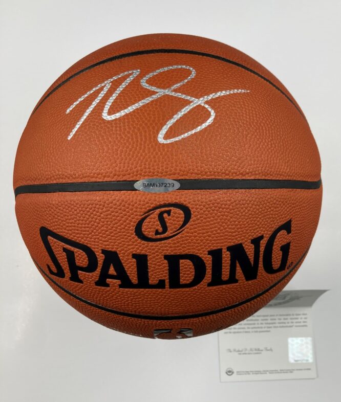 Ben Simmons Philadelphia 76ers Authentic Signed Spalding Official Basketball w Silver Signature BAM 107239 4