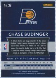 Chase Budinger Panini Prizm Basketball 2015 16 Base 32 2