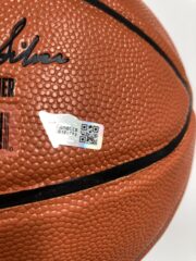 David Robinson San Antonio Spurs Authentic Signed Spalding Basketball w Silver Signature B 150752 3