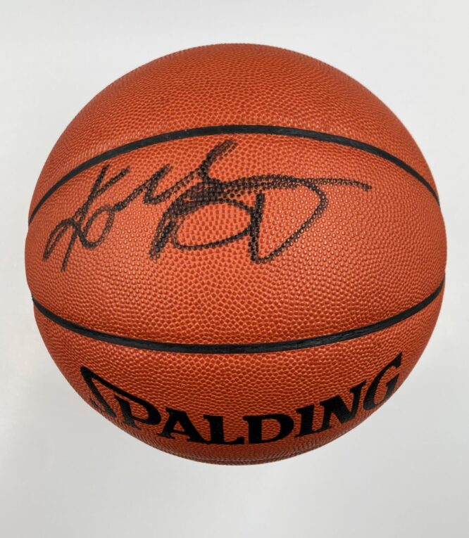 Kobe Bryant Los Angeles Lakers Authentic Signed Brown Spalding Basketball w Golden Signature 1A 25905 1