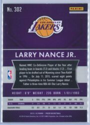 Larry Nance Jr. Panini Prizm Basketball 2015 16 Base 302 RC 2
