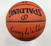 Lenny Wilkens Seattle Supersonics Authentic Numbered Signed Spalding Basketball w Black Signature 2050 PA 61476 1