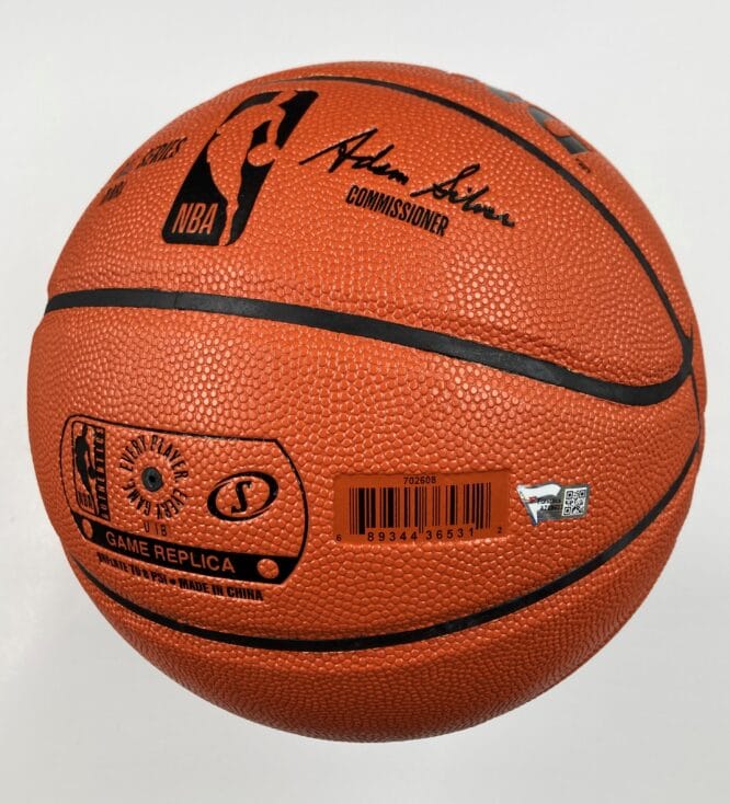Luka Doncic Dallas Mavericks Authentic Signed Brown Spalding Game Ball Series Basketball w Silver Signature A 709603 2