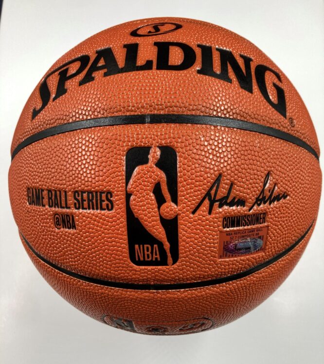 Mo Bamba Orlando Magic Authentic Signed Spalding Game Ball Series Basketball w Silver Signature 7812090 2
