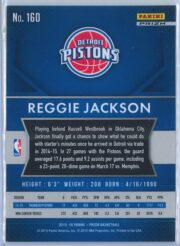 Reggie Jackson Panini Prizm Basketball 2015 16 Base Silver Prizm 160 2