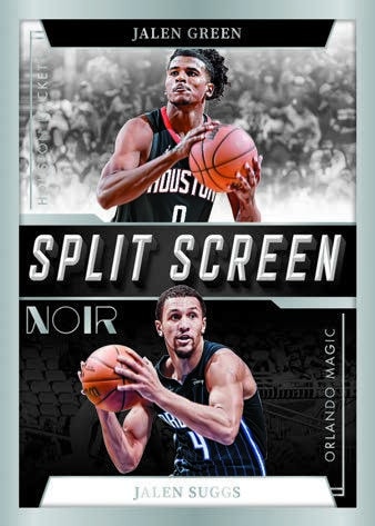 2021 22 Panini Noir Basketball NBA Cards Split Screen Metal Frame